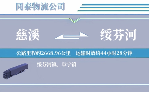 慈溪到绥芬河物流公司