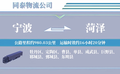 宁波到菏泽空运专线