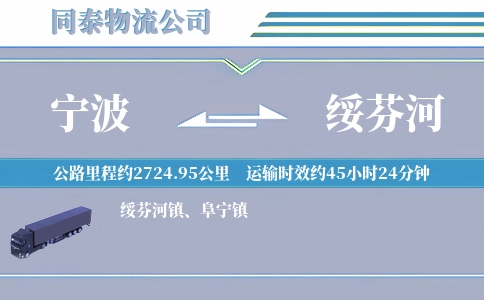宁波到绥芬河物流公司